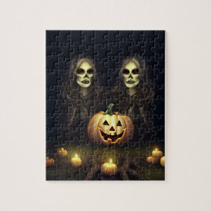 Puzzle de jumeaux d'Halloween