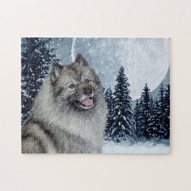 Puzzle de Keeshond (Horizontal)