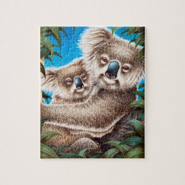 Puzzle de koala et de bébé (Vertical)