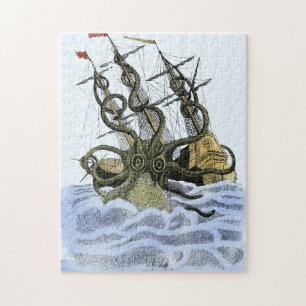 Puzzle de Kraken de sushi superbes de taille bon !