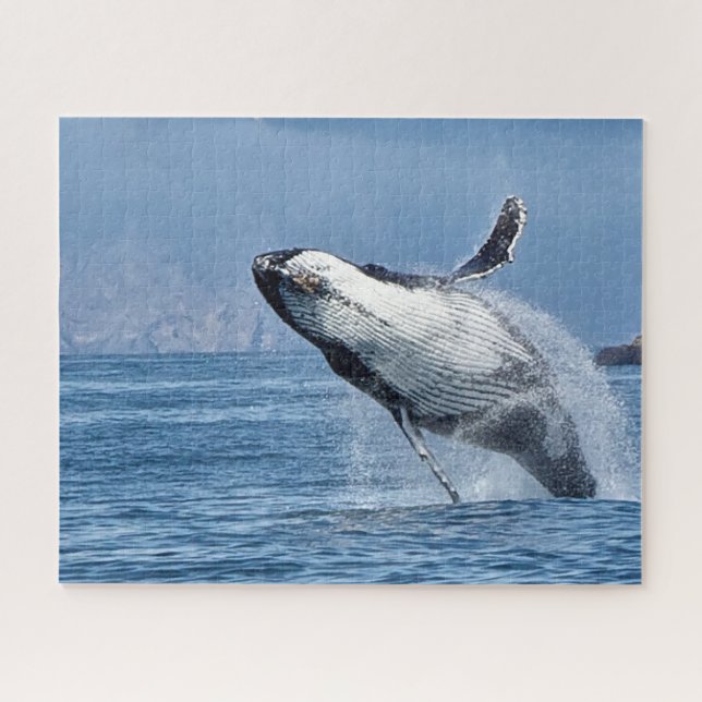 Puzzle de la baleine à bosse d'Alaska (Horizontal)