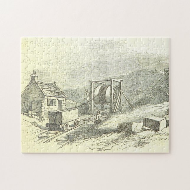 Puzzle de la carrière de rocher à l'ancienne (Horizontal)