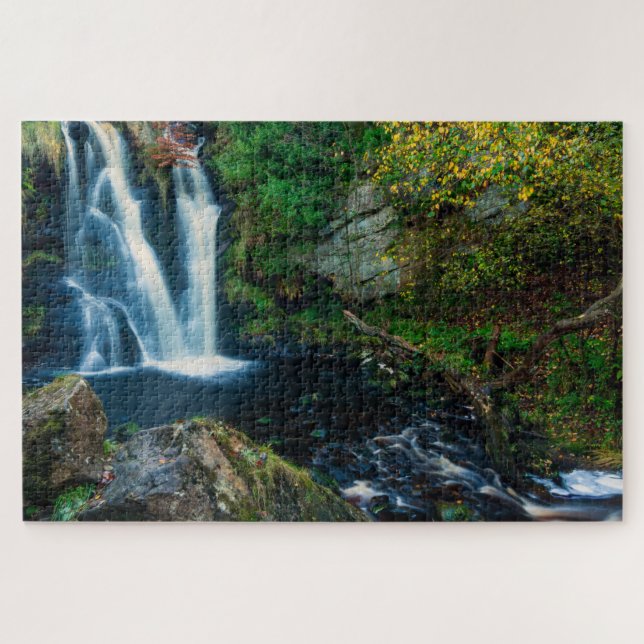 Puzzle de la cascade du Yorkshire en Angleterre (Horizontal)