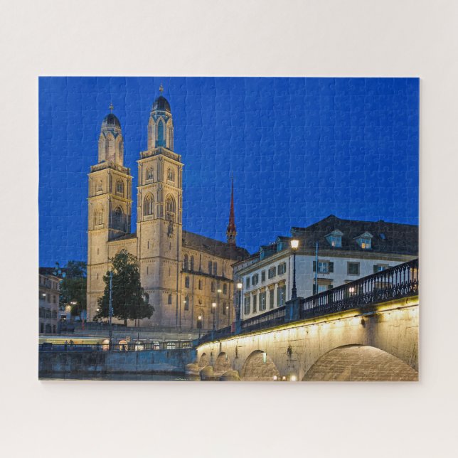 Puzzle de la cathédrale de Zurich (Horizontal)