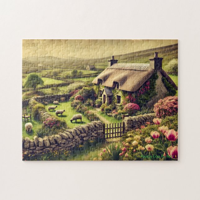 Puzzle de la Chaumière Irlandaise, Scène de Campag (Horizontal)