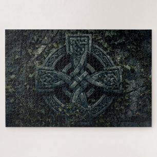 Puzzle de la Croix Celtique en Forme de Nœud