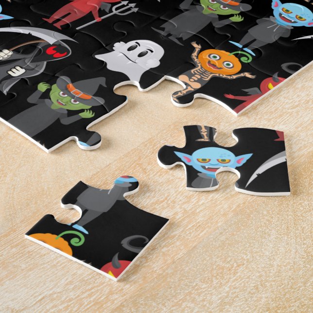Puzzle de la fête d'Halloween (Côté)