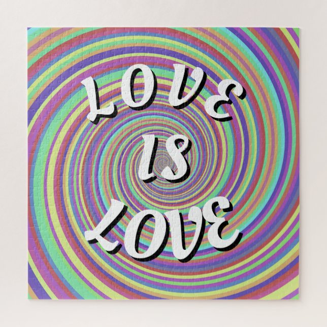 Puzzle de la fierté Love Is Love (Vertical)
