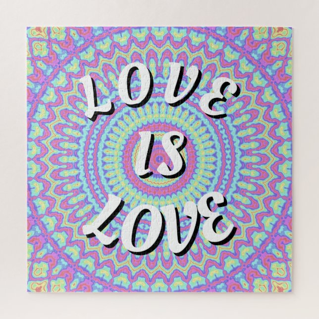 Puzzle de la fierté Love Is Love (Vertical)