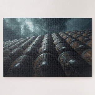 Puzzle de la muraille de boucliers vikings