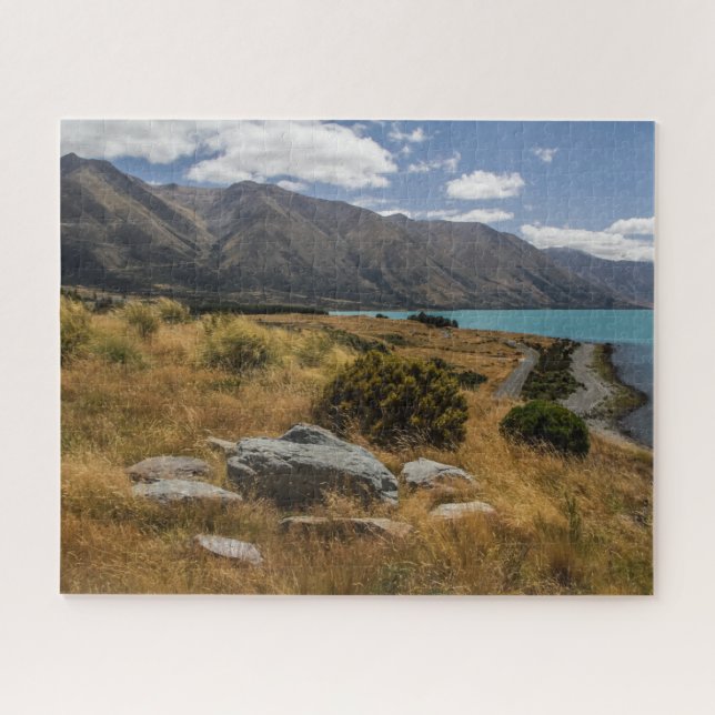 Puzzle de la Nouvelle-Zélande - Lac Ohau (Horizontal)