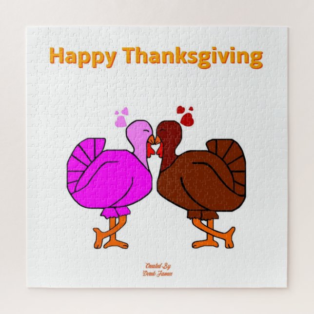 Puzzle de la passion de Thanksgiving 20" X 20" (Vertical)