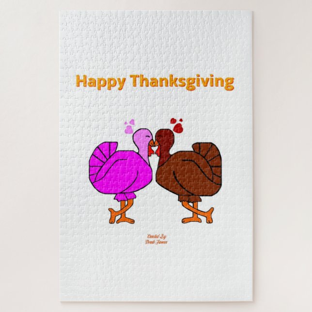 Puzzle de la passion de Thanksgiving 20" X 30" (Vertical)