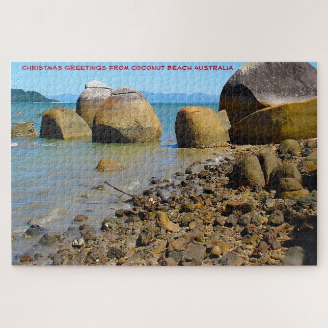 Puzzle de la plage de noix de coco en Australie (Horizontal)