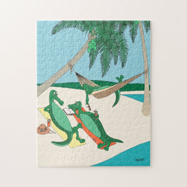 Puzzle de la plage Sandy Toes (Vertical)