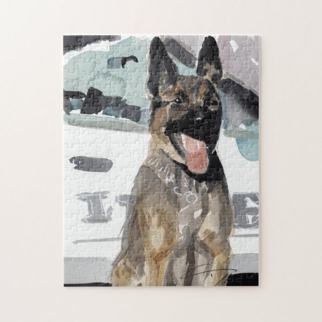 puzzle de la police K-9 (Vertical)