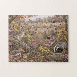 Puzzle de la prairie d'automne