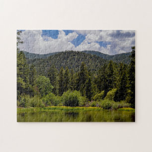 Puzzle de la scène du lac de montagne