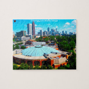 Puzzle de la Skyline d'Atlanta Géorgie