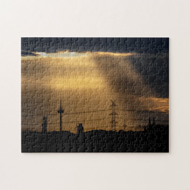 Puzzle de la skyline de Cologne (Horizontal)