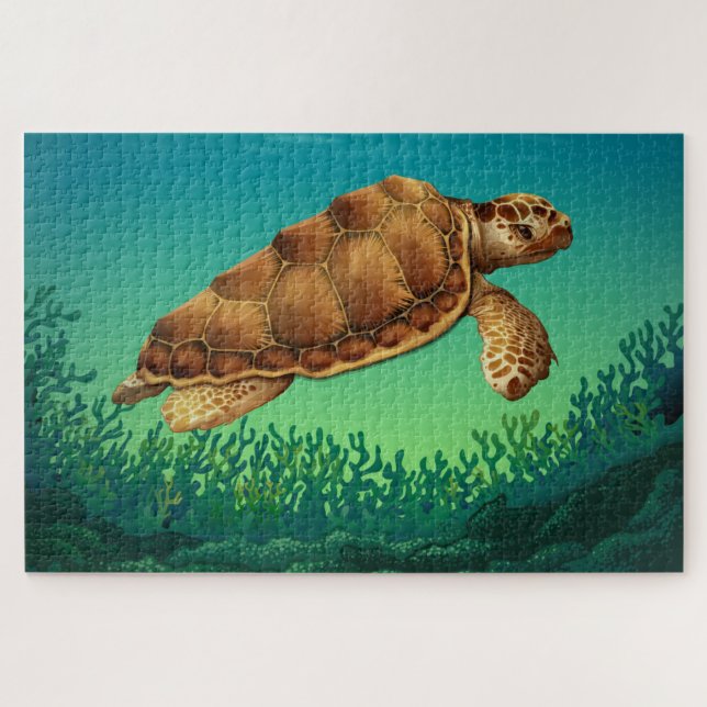 Puzzle de la tortue marine (Horizontal)