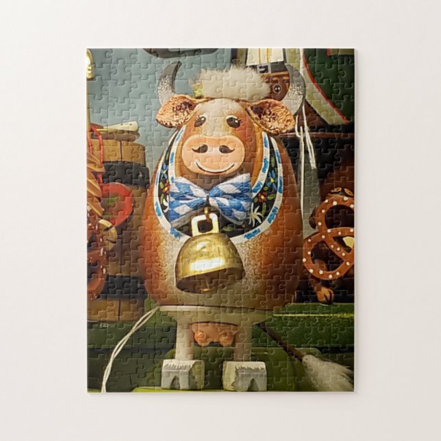 Puzzle de la vache totalement heureuse, 11 " x 14" (Vertical)