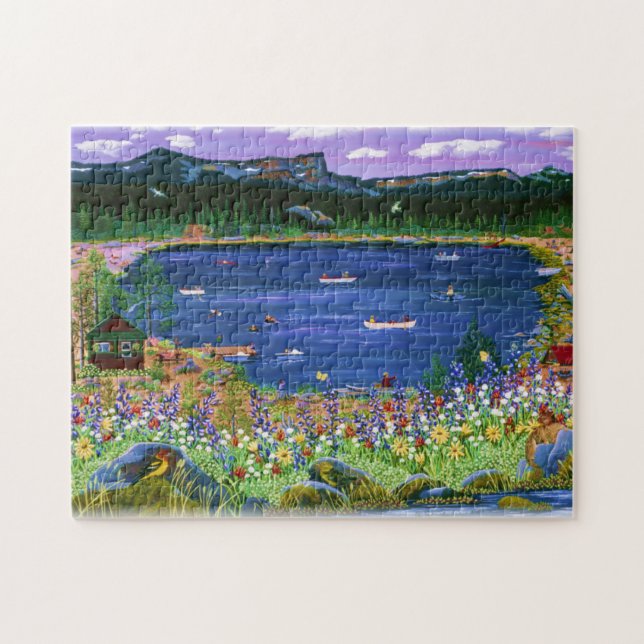 Puzzle de lac trois creeks (Horizontal)
