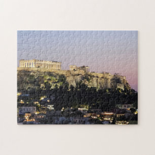 Puzzle de l'Acropole la nuit