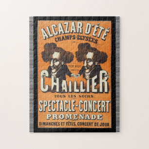 Puzzle de l'affiche Vintage "Chaillier Concert"
