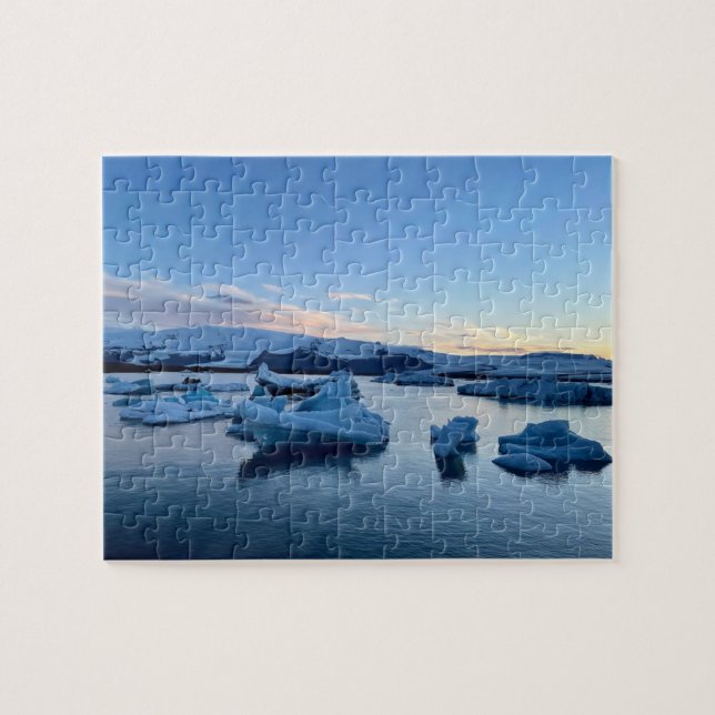 Puzzle de lagon d'Icleand glacier (Horizontal)
