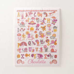 Puzzle de l'alphabet animal d'ABC