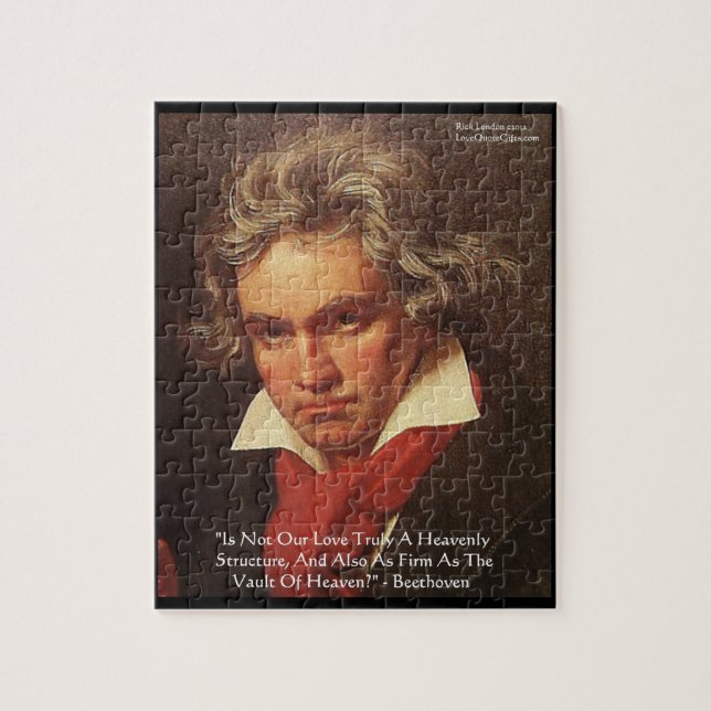 Puzzle de "L'amour céleste" de Beethoven (Vertical)