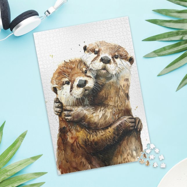 Puzzle de l'amour de la loutre mignonne (Créateur téléchargé)