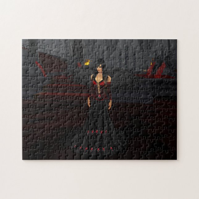 Puzzle de l'angle foncé (Horizontal)