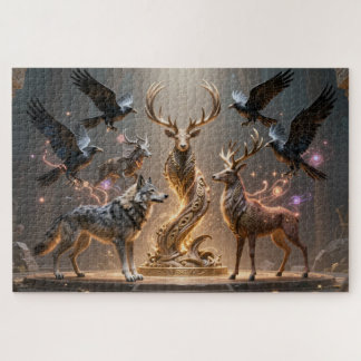 Puzzle de l'animal totem de l'esprit celtique