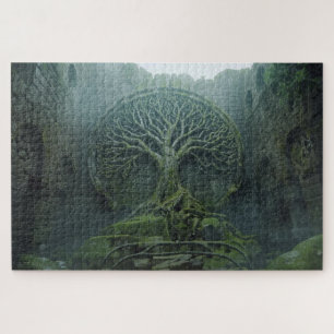 Puzzle de l'arbre de vie celtique antique
