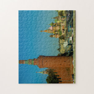 Puzzle de l'architecture de Russie Carré rouge de