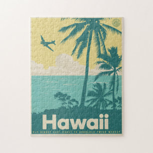 Puzzle de l'aviation Vintage Honolulu