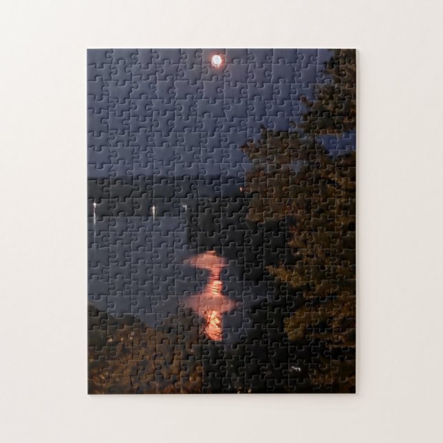 Puzzle de l'eau éclairée par la lune (Vertical)