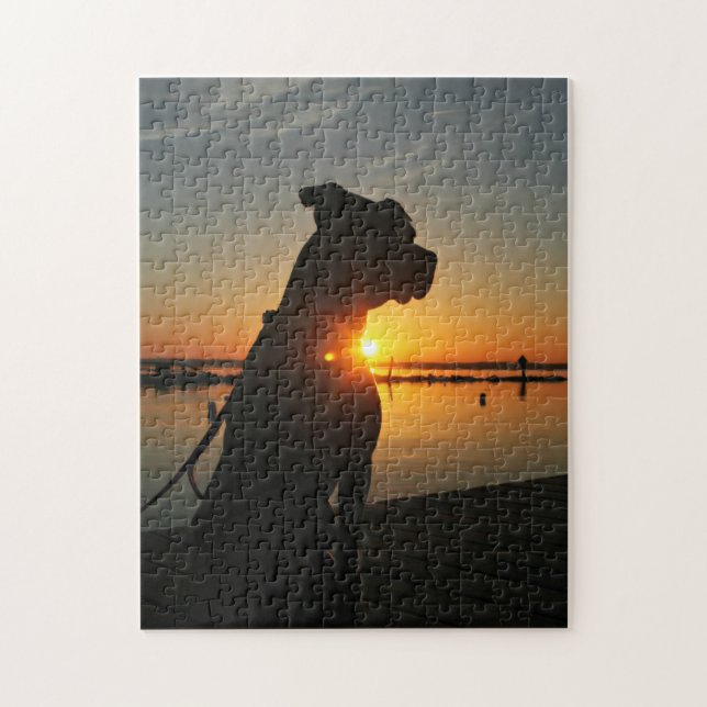 Puzzle de lever de soleil de Pitbull (Vertical)