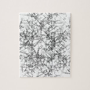 Puzzle de lignes noires