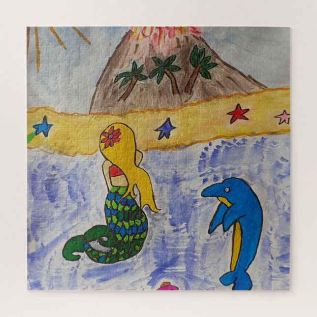 Puzzle de l'île Mermaid (Vertical)