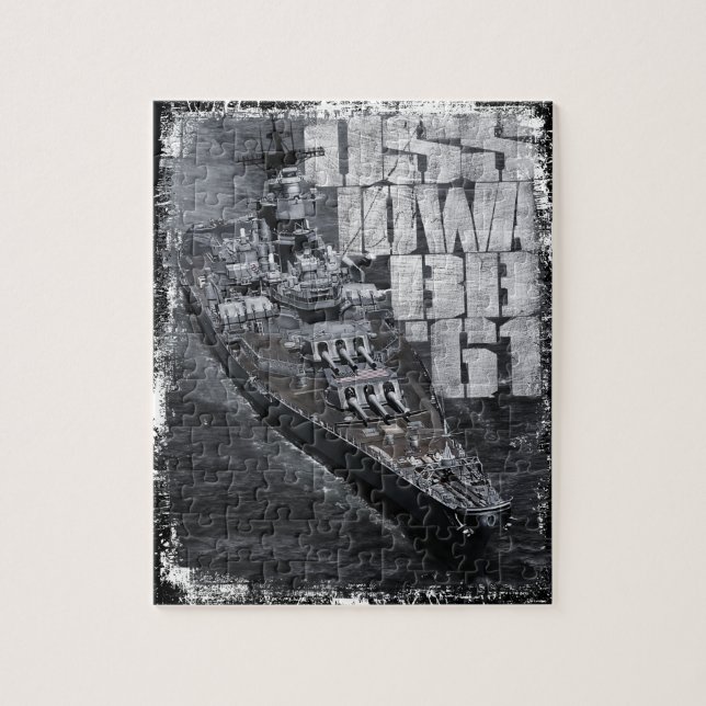 Puzzle de l'Iowa de cuirassé (Vertical)