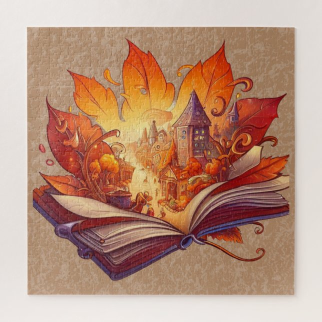 Puzzle de livre automne (Vertical)