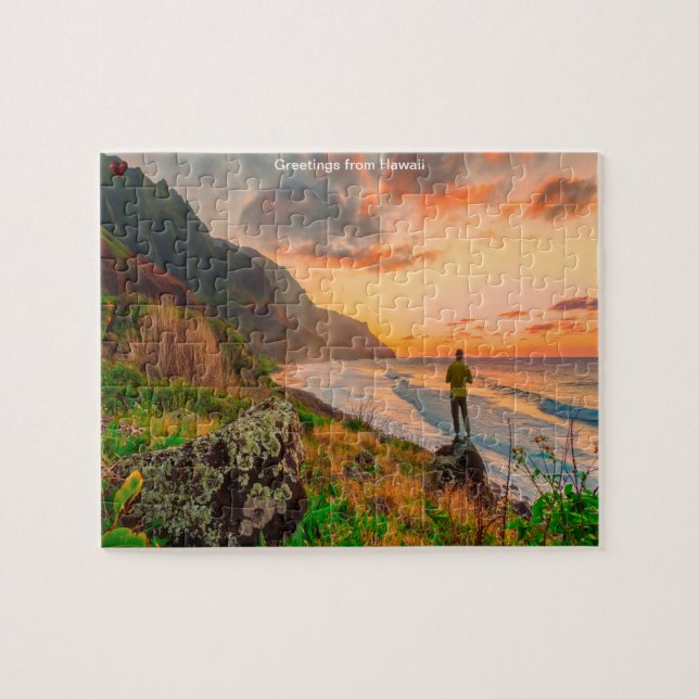 Puzzle de l'océan Pacifique Hawaï (Horizontal)