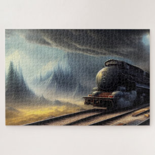Puzzle de locomotive à vapeur