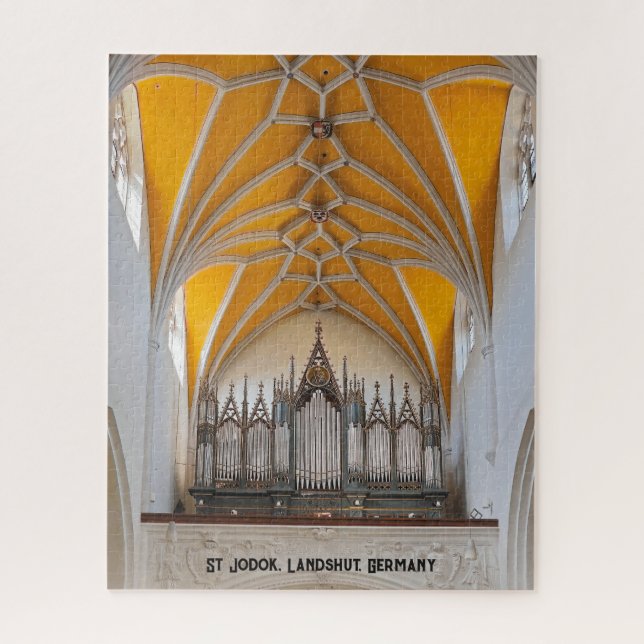 Puzzle de l'orgue à tuyaux de Landshut (Vertical)