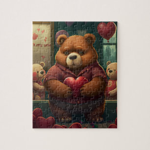 Puzzle de l'ours de Saint Valentin