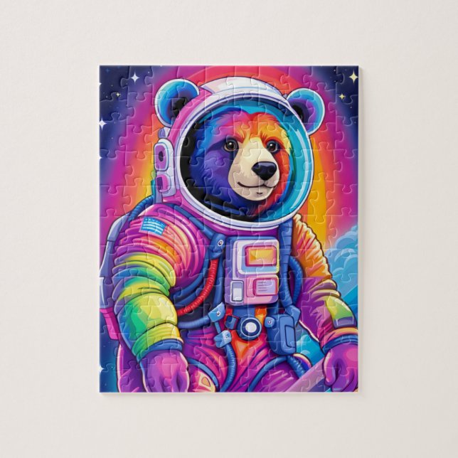 Puzzle de l'ours spatial (Vertical)