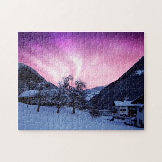 PUZZLE DE LUMIÈRES DU NORD DE L'ALASKA